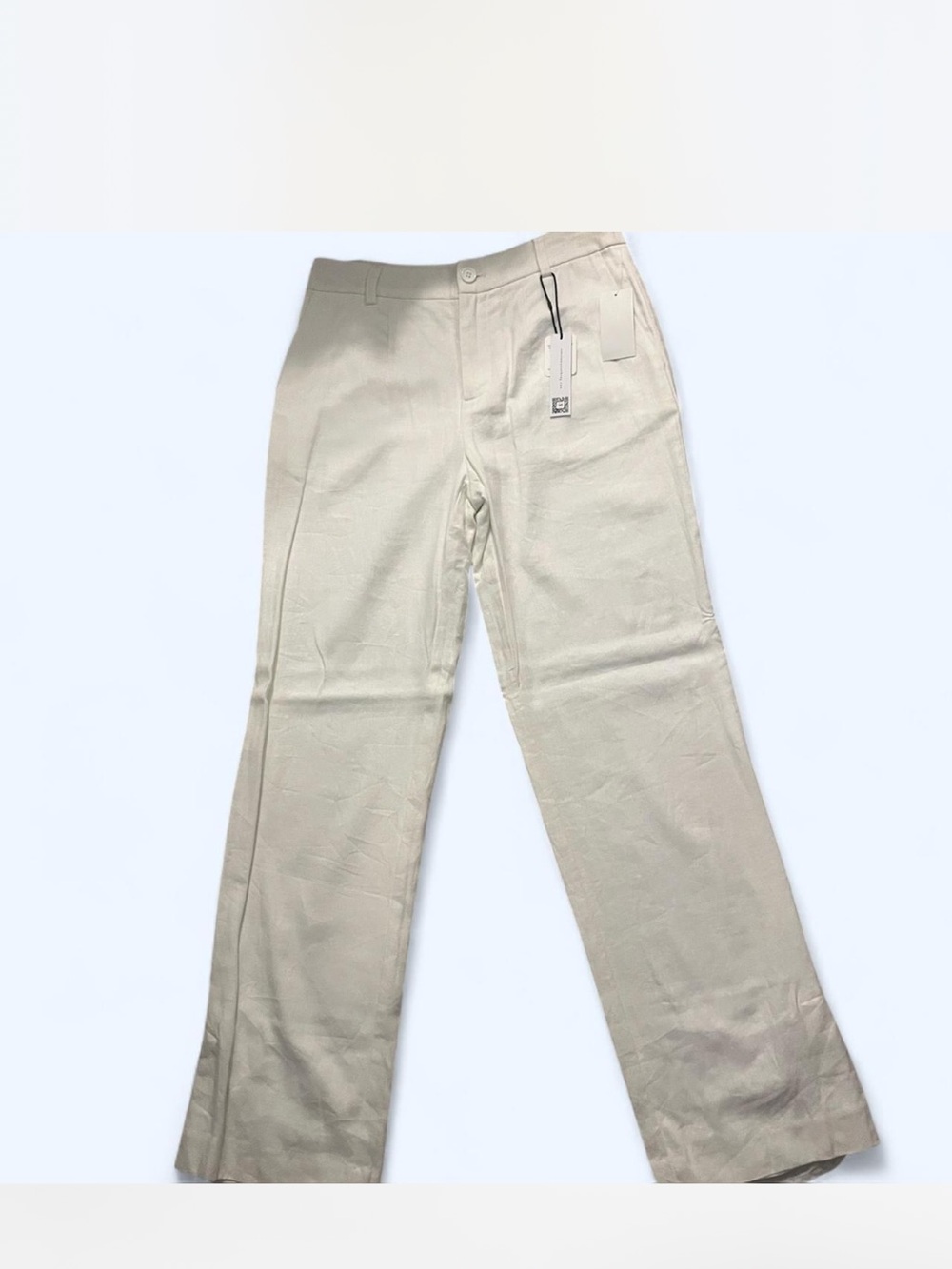 REVOLVE SANCTUARY NWT WHITE‎ LINEN PANT TROUSERS